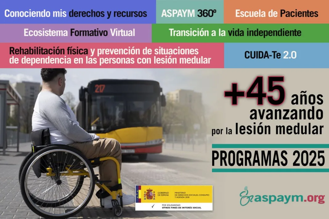 ASPAYM atendió a 1.046 personas con sus programas estatales en 2025