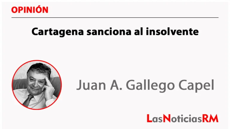 Cartagena sanciona al insolvente