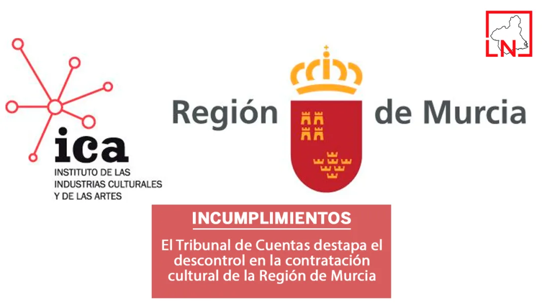 El Tribunal de Cuentas destapa el descontrol en la contratación cultural de la Región de Murcia