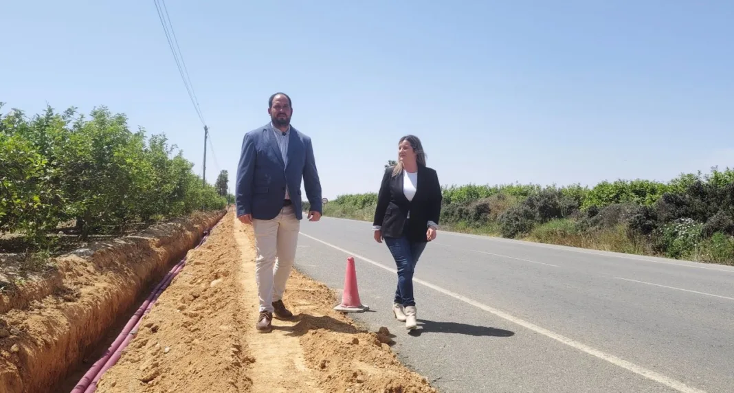 Los Alcázares inicia el carril bici hacia San Javier