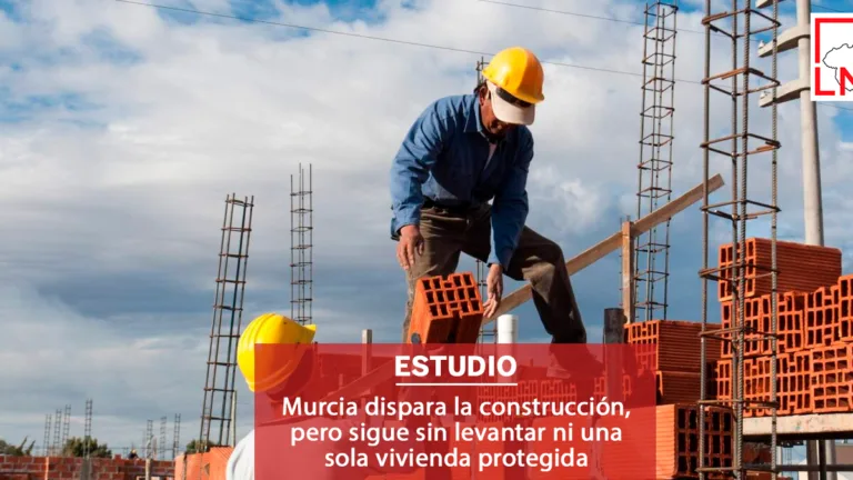 Murcia dispara la construcción, pero sigue sin levantar ni una sola vivienda protegida
