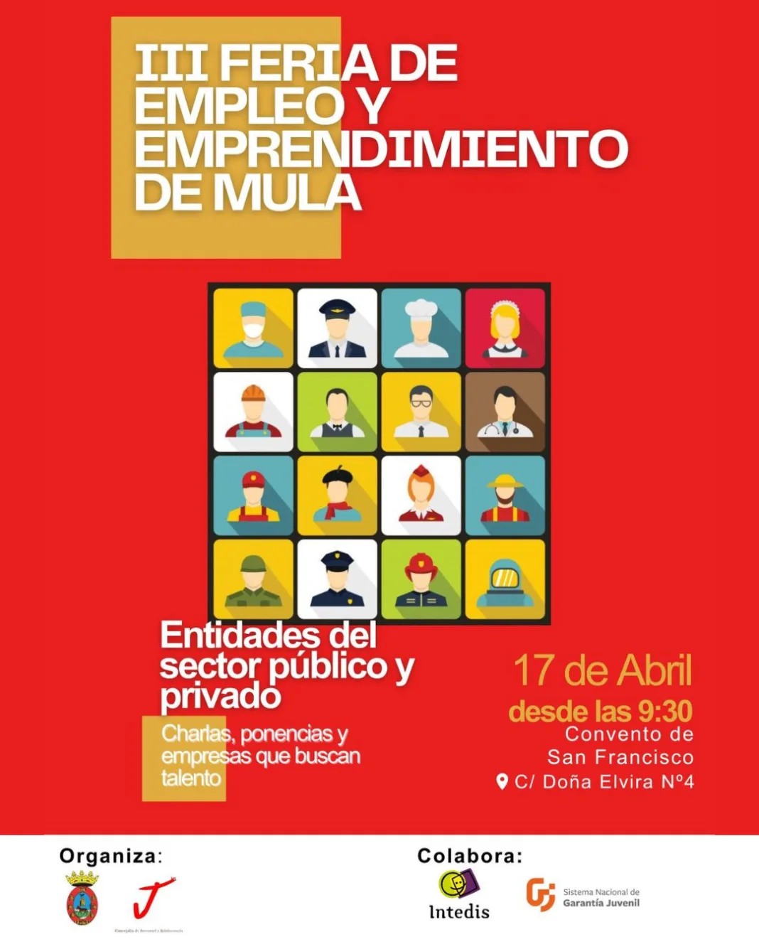 Mula impulsa el empleo con su III Feria de Emprendimiento el 17 de abril