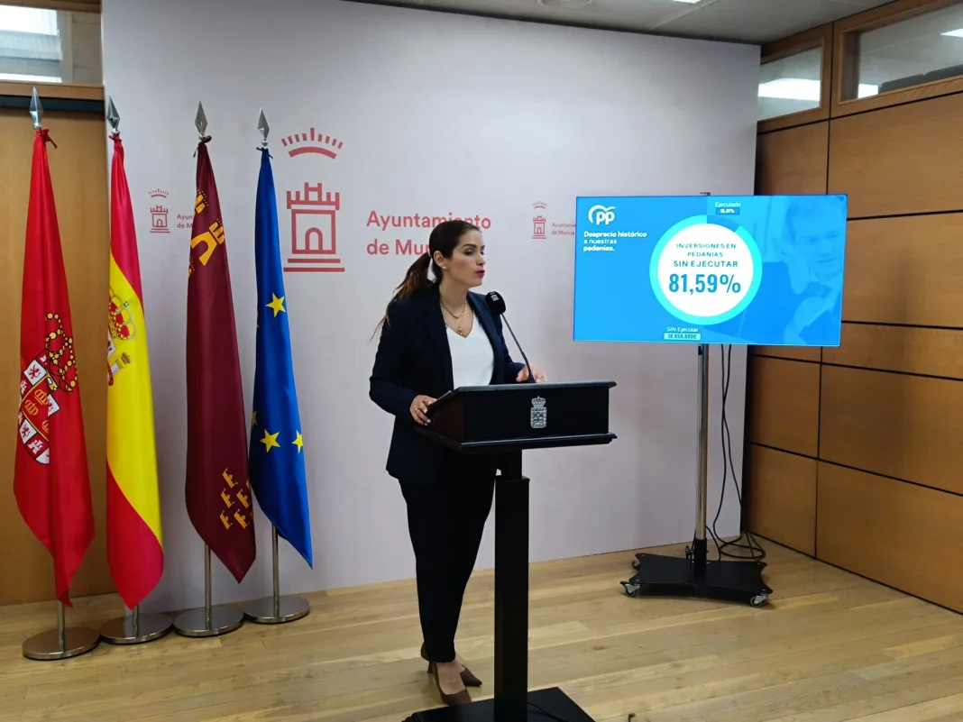 El PSOE denuncia que el 80% de las inversiones en pedanías de Murcia no se ejecutaron