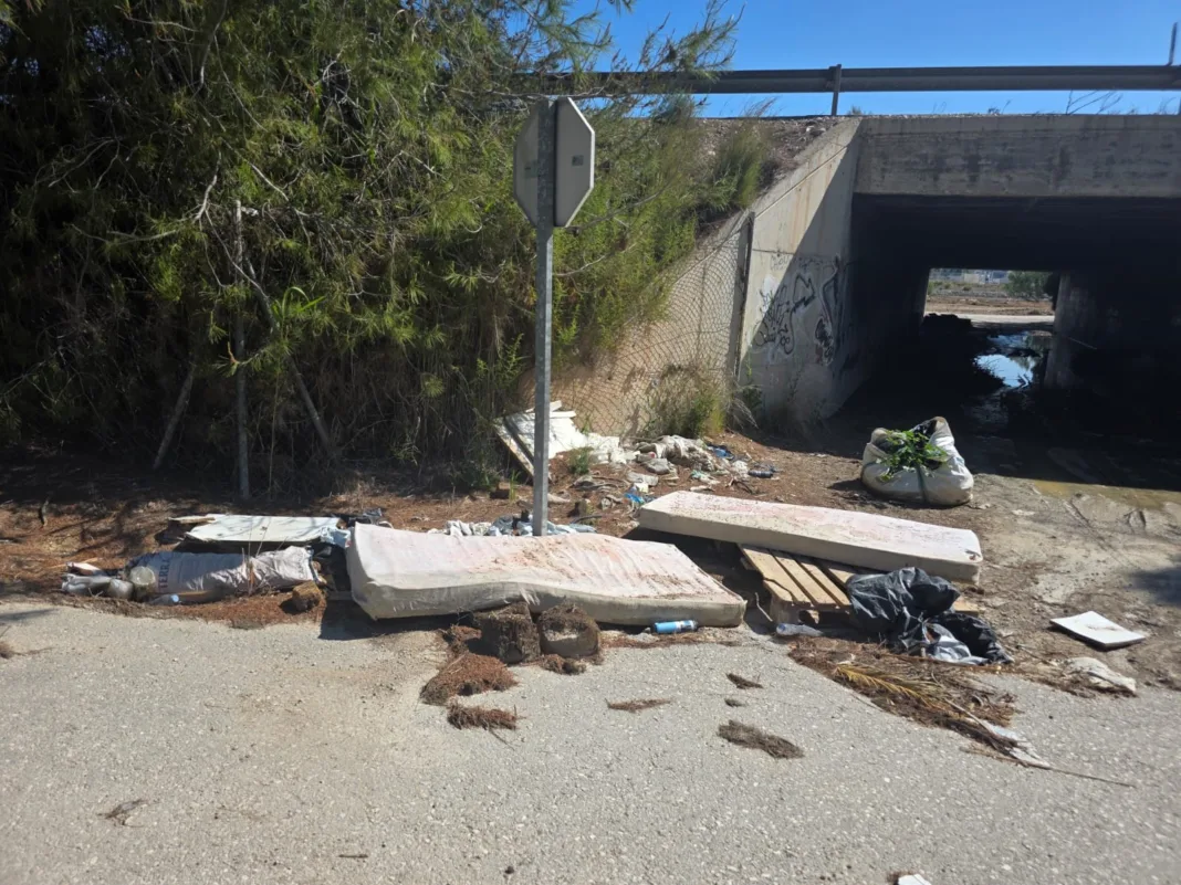 El PSOE denuncia nuevos vertidos incontrolados y suciedad en Molina de Segura