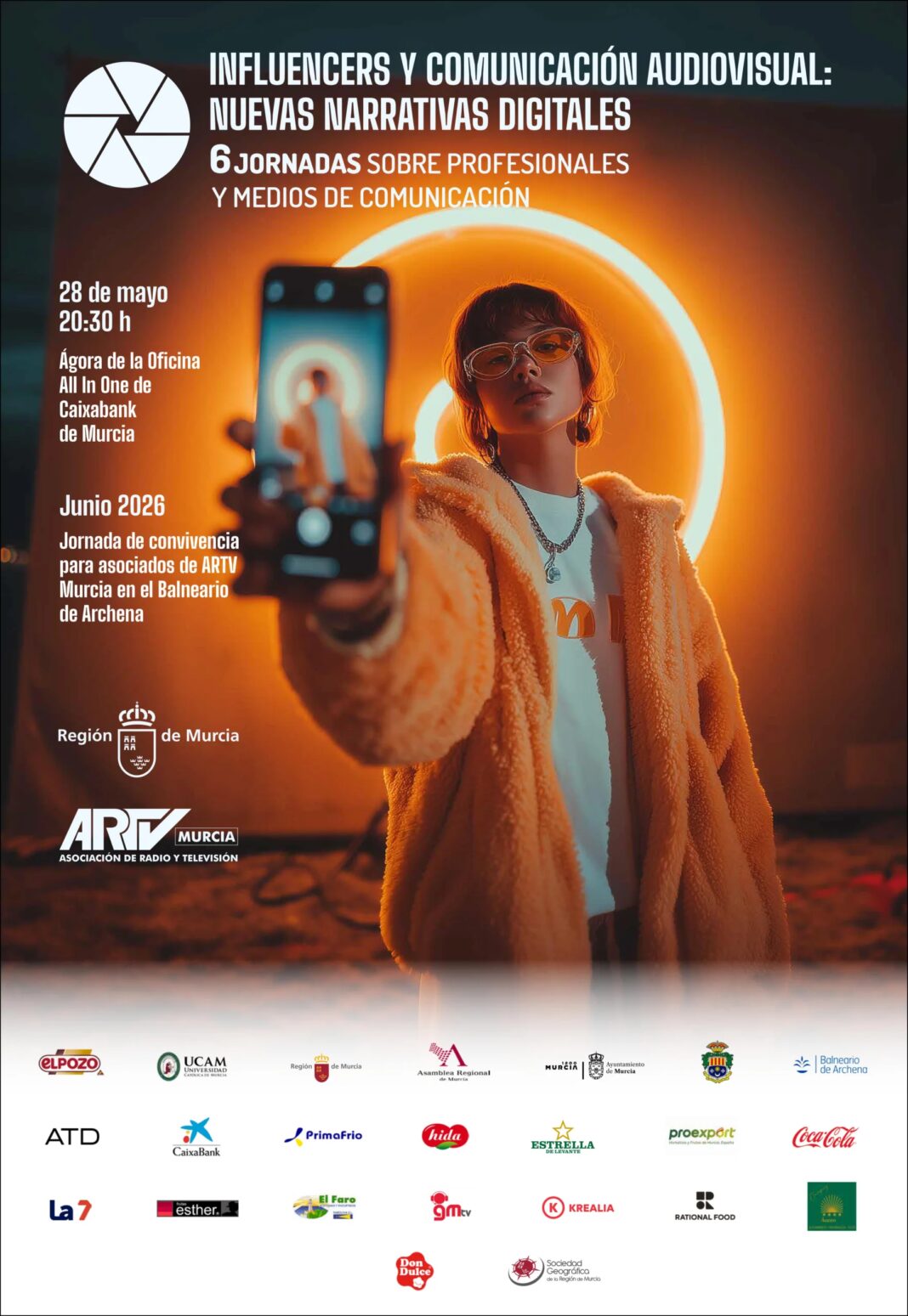 Boceto carteles ARTV VI 3 Artv Murcia analizará el fenómeno influencer y las nuevas narrativas digitales