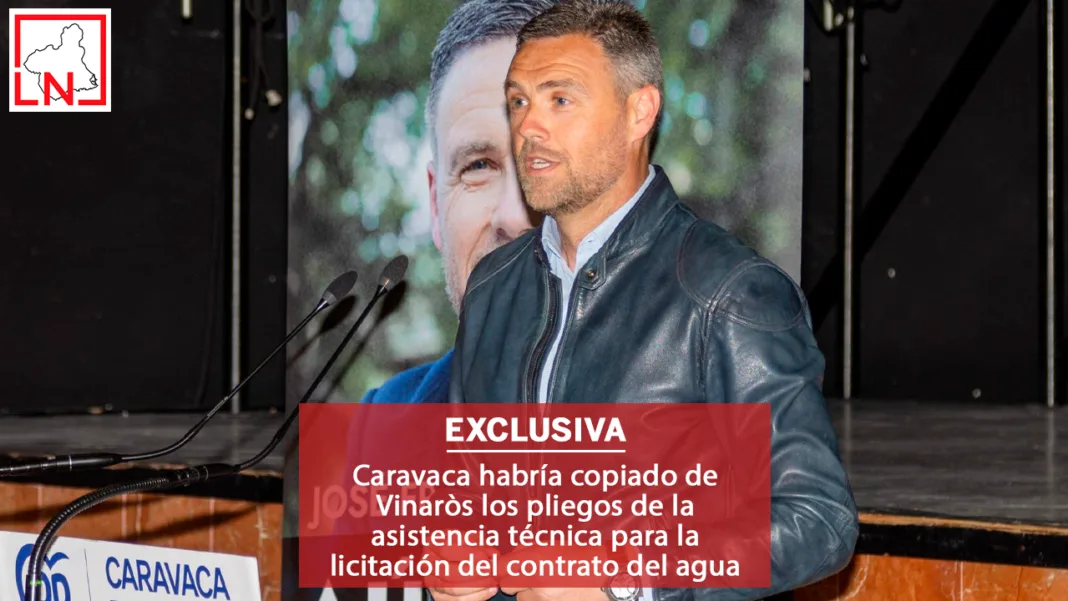 Caravaca habría copiado de Vinaròs los pliegos de la asistencia técnica para la licitación del contrato del agua
