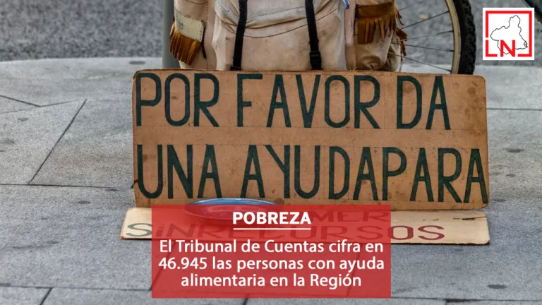 El Tribunal de Cuentas cifra en 46.945 las personas con ayuda alimentaria en la Región
