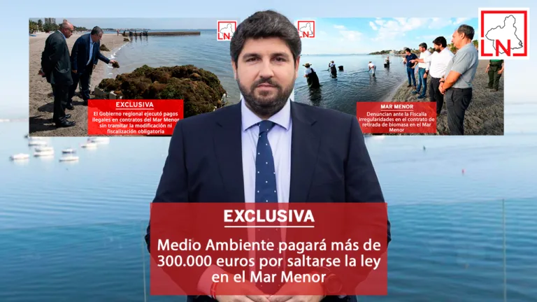 Medio Ambiente pagará más de 300.000 euros por saltarse la ley en el Mar Menor