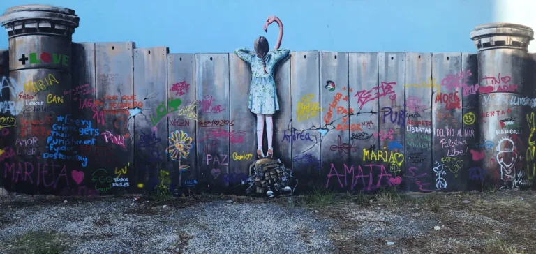 Un mural palestino convierte Los Alcázares en símbolo de esperanza y resistencia