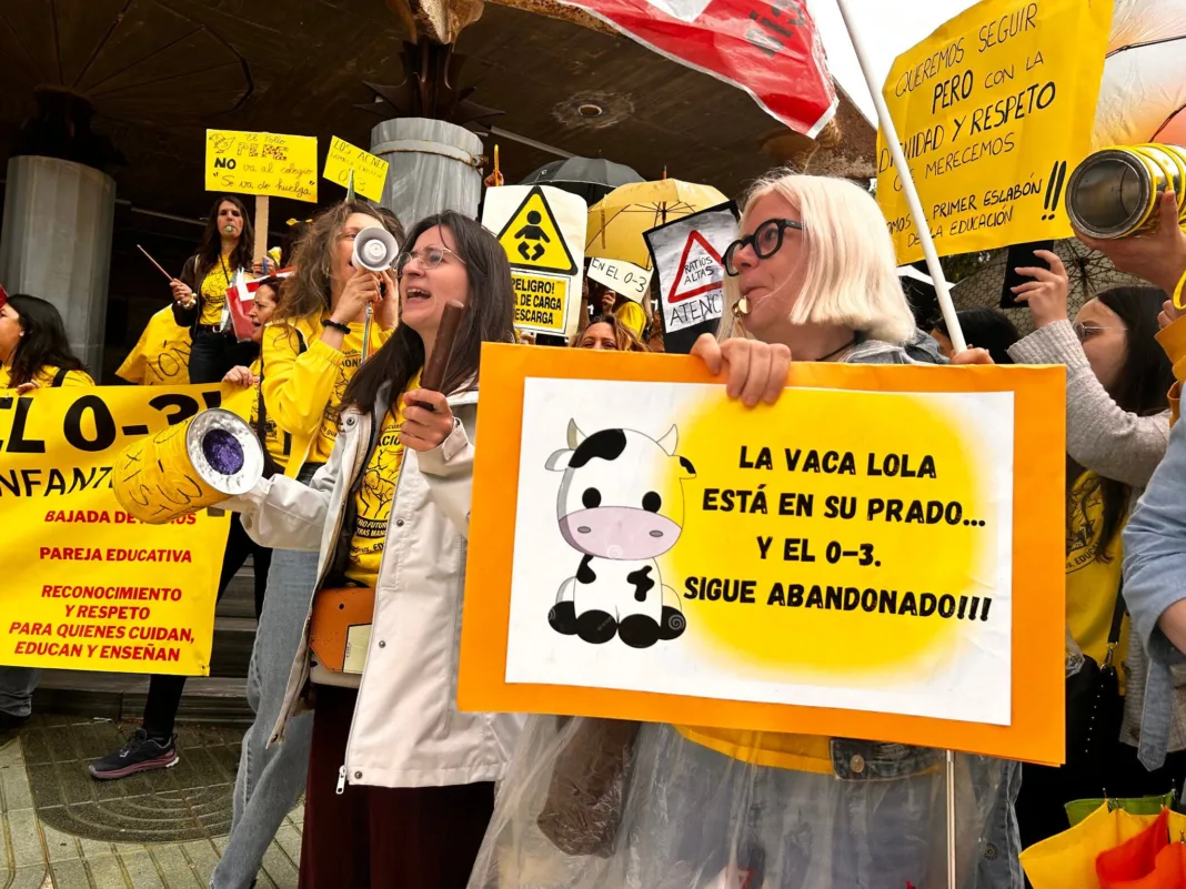 La educación infantil 0-3 va a la huelga por ratios y derechos laborales