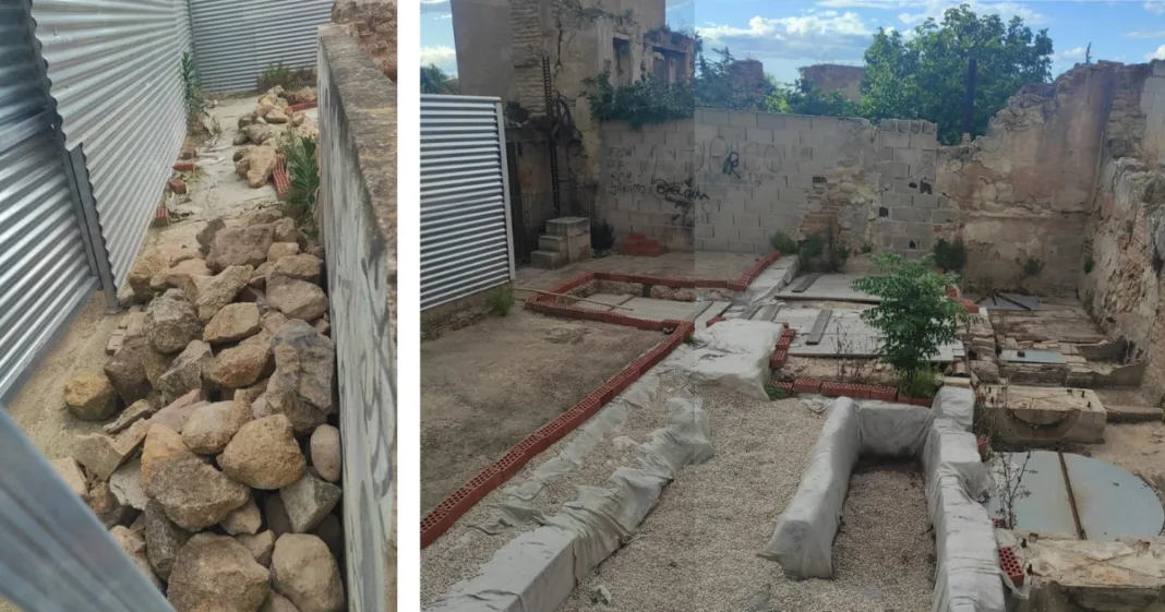 Aljucer reclama la reconstrucción del Molino de Oliver tras 18 años de espera