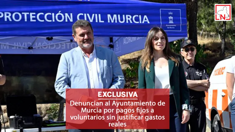 Denuncian al Ayuntamiento de Murcia por pagos fijos a voluntarios sin justificar gastos reales