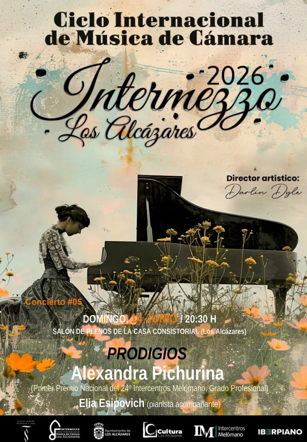 Alexandra Pichurina llevará su flauta al ciclo Intermezzo de Los Alcázares