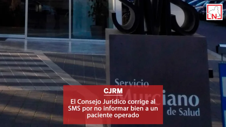 El Consejo Jurídico corrige al SMS por no informar bien a un paciente operado
