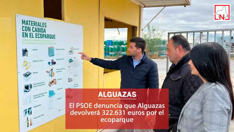 El PSOE denuncia que Alguazas devolverá 322.631 euros por el ecoparque