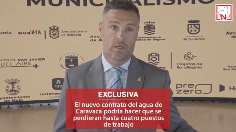 El nuevo contrato del agua de Caravaca podría hacer que se perdieran hasta cuatro puestos de trabajo