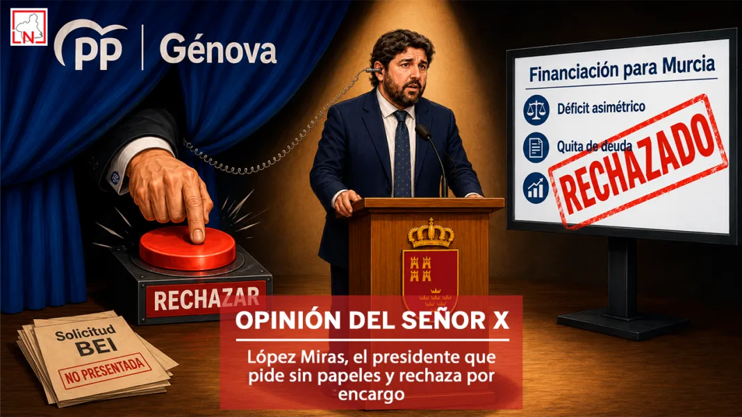 López Miras, el presidente que pide sin papeles y rechaza por encargo López Miras, el presidente que pide sin papeles y rechaza por encargo