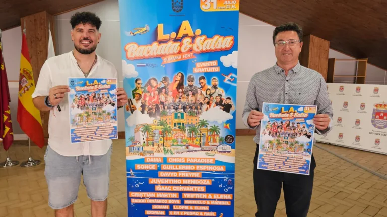Los Alcázares reunirá bachata y salsa junto al Mar Menor