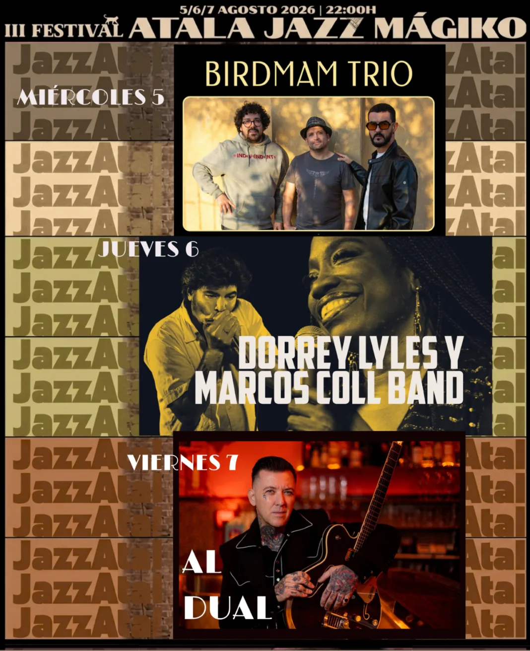 Cieza abre tres noches de jazz, soul y rockabilly con AtalaJazz Mágiko