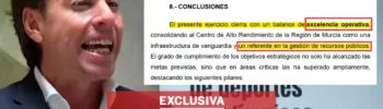 Región de Murcia Deportes pierde 1,69 millones y su caja se desploma un 96%
