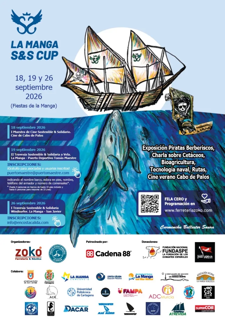 La Manga S&S Cup crece a tres jornadas para defender y divulgar el Mar Menor.