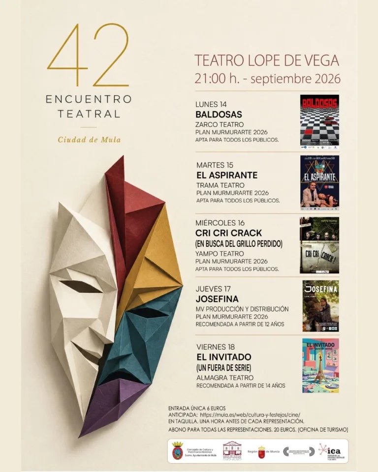 Mula abre la venta de entradas para cinco noches de teatro en el Lope de Vega