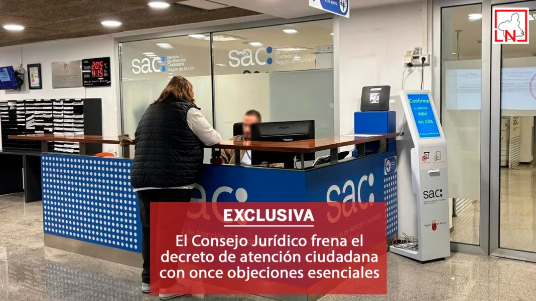 El Consejo Jurídico frena el decreto de atención ciudadana con once objeciones esenciales