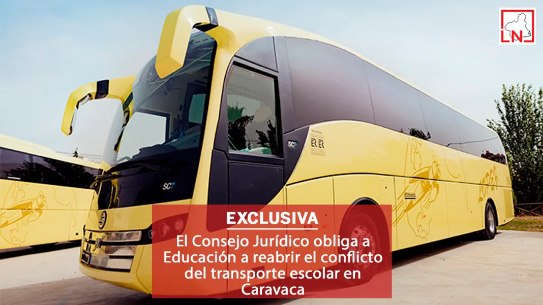 El Consejo Jurídico obliga a Educación a reabrir el conflicto del transporte escolar en Caravaca