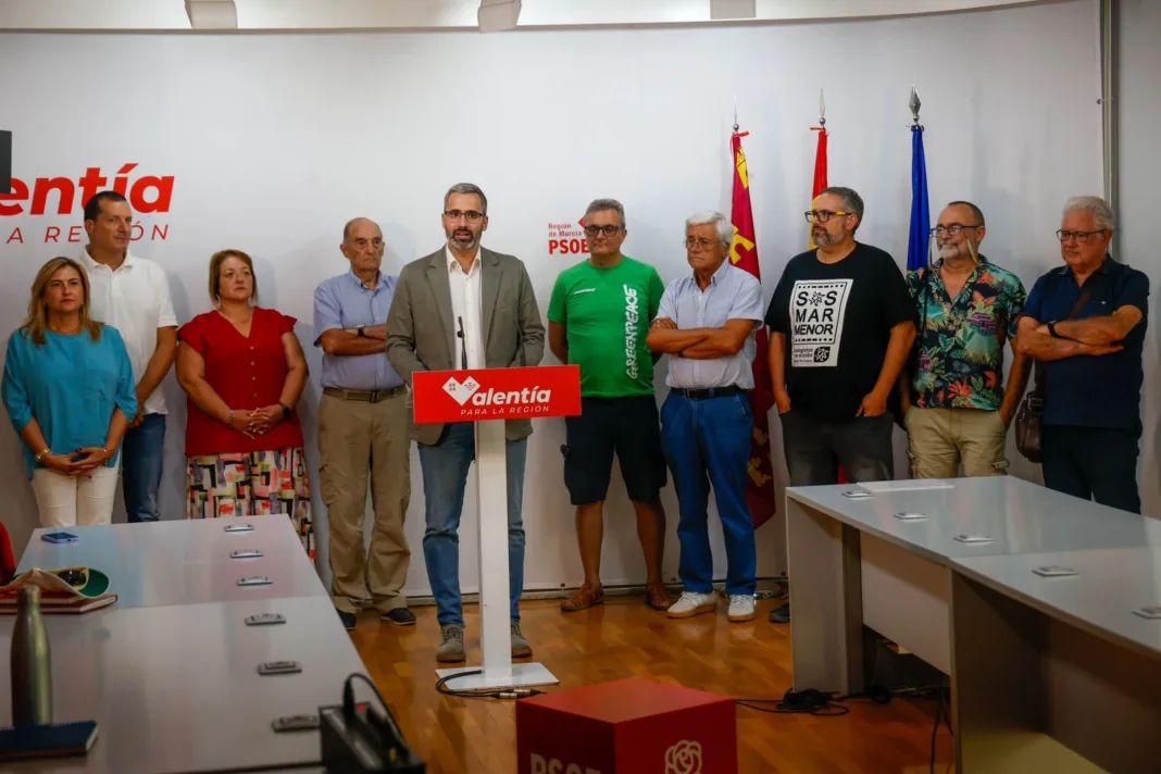 El PSRM llevará a los tribunales la reforma de López Miras sobre el Mar Menor