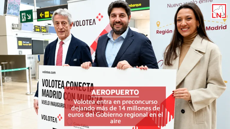 Volotea entra en preconcurso dejando más de 14 millones de euros del Gobierno regional en el aire