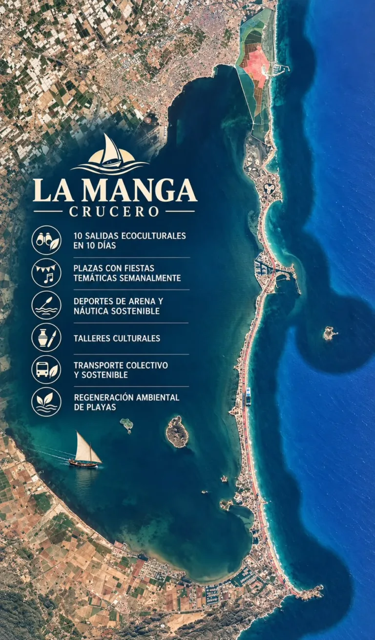 La Manga Crucero propone ecoturismo todo el año entre dos mares