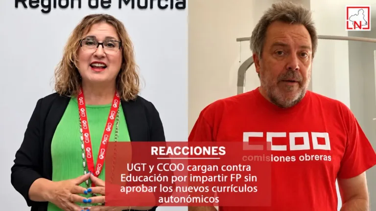 UGT y CCOO cargan contra Educación por impartir FP sin aprobar los nuevos currículos autonómicos