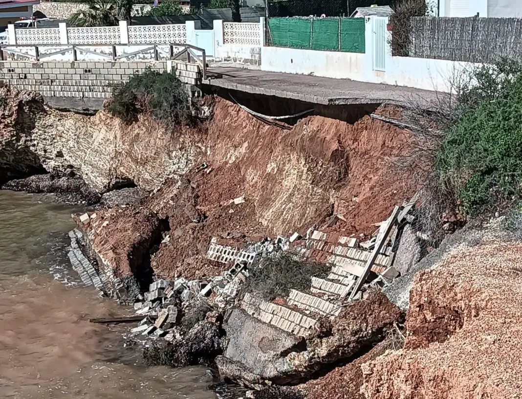 PROCABO pide revisar la Senda Azul tras el desprendimiento en Cabo de Palos
