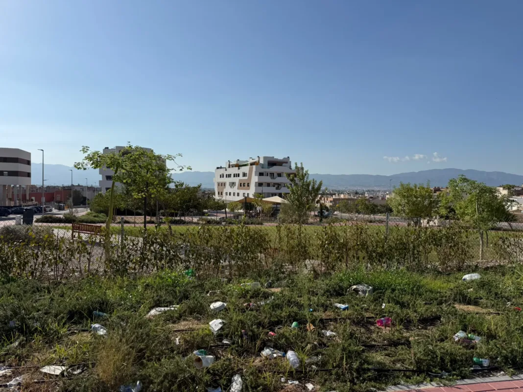 El PSOE denuncia parques deteriorados en Murcia con el contrato de jardines prorrogado desde 2023