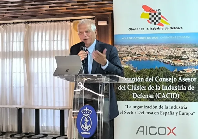 Borrell reclama en Cartagena más autonomía europea para reducir la dependencia militar exterior