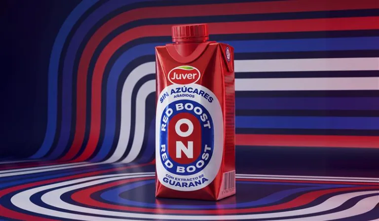 Juver lanza Red Boost con zumo de fruta y guaraná para el público joven